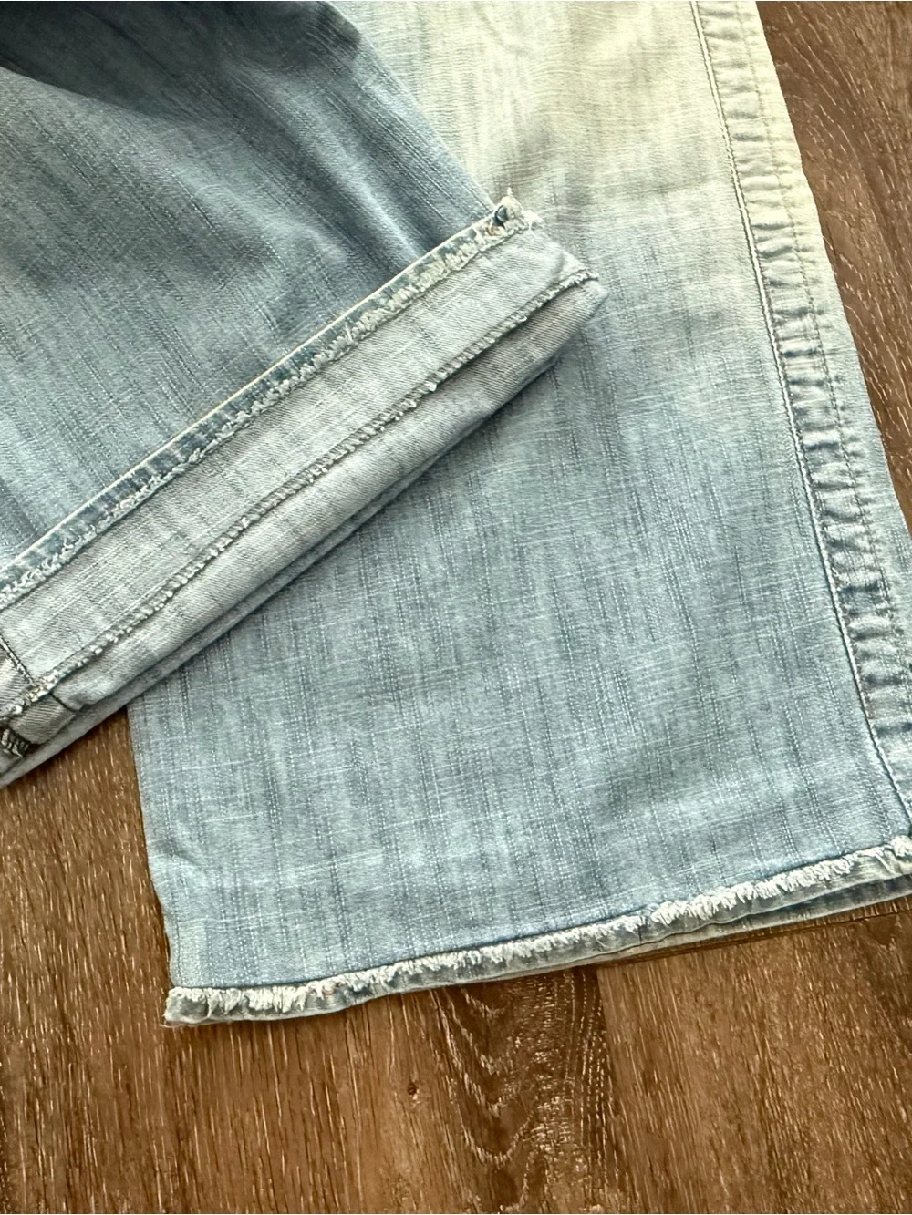 Vintage J'S Exte Y2K Made in Italy Light Blue Bootcut Men’s Lightweight Jeans